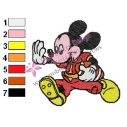 Mickey Mouse Cartoon Embroidery 58